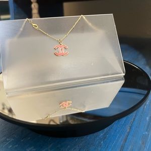 Authentic Chanel Charm on unbranded chain